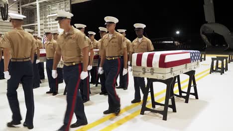 Us-Service-Members-With-The-Defense-Pow/Mia-Accounting-Agency-Take-Part-In-A-Repatriation-Ceremony-Of-Remains-Believed-To-Be-From-Wwii-On-Joint-Base-Pearl-Harborhickam-Hawaii-July-17-2019