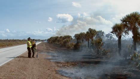Firefighters-Conduct-A-Prescribed-Burn-At-Merritt-Island-National-Wildlife-Reserve-2011