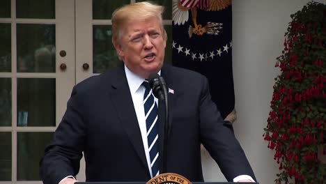 President-Trump-Makes-Remarks-On-The-Empolyement-Numbers-And-A-Meeting-With-Democrats-On-Infastructure-2019