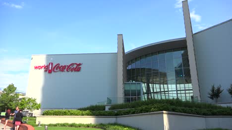 La-Sede-Mundial-De-Coca-Cola-En-Atlanta,-Georgia.