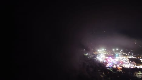 Vista-Aérea-Over-A-Fireworks-Show-Above-A-County-Fair-In-Ventura-California-1