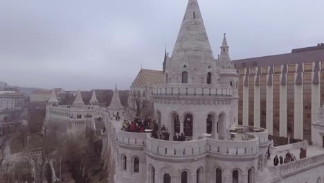 Aerial-Over-The-Skyline-Of-Budapest-Hungary-1
