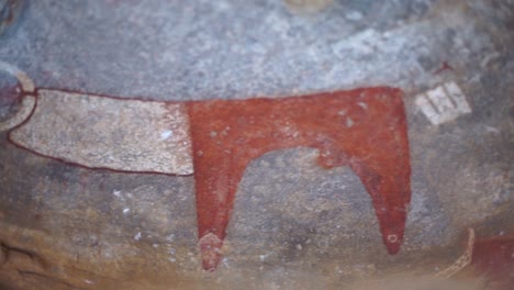 Petroglyphen-Prähistorische-Höhlenmalereien-Aus-Dem-Höhlenkomplex-Laas-Geel-In-Somalia