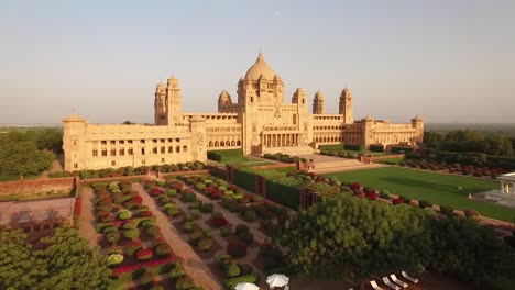 An-aerial-view-shows-the-Umaid-Bhawan-Palace-and-its-grounds-in-Jodhpur-India-4