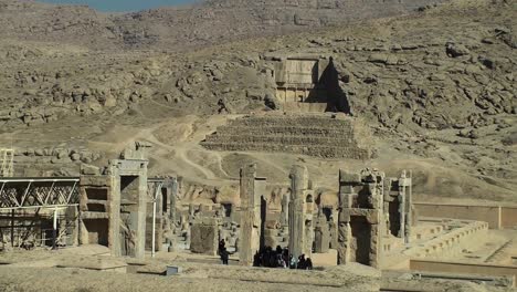 Ruinen-Der-Antiken-Stadt-Persepolis-Im-Iran