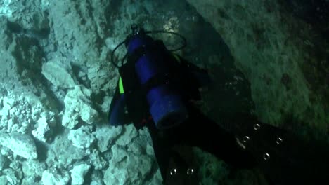 Un-Buzo-Explora-Cuevas-Submarinas-En-Florida-1