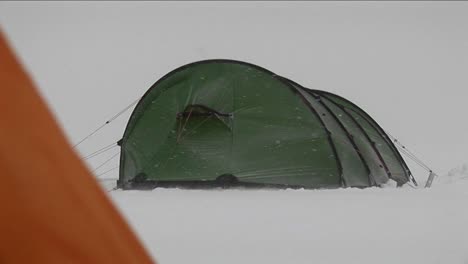 Tent-in-a-blizzard