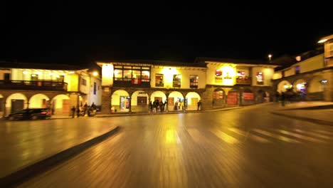 Conduciendo-Por-Cusco-Peru-De-Noche