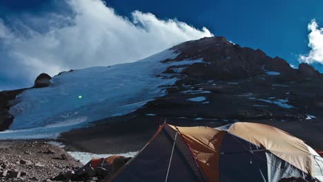 Aconcagua-Time-Lapse-with-racing-clouds-at-camp-1