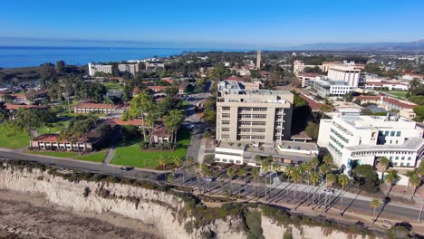 Vista-Aérea-of-the-University-of-California-Santa-Barbara-UCSB-college-campus-with-Storke-Tower-distant-and-research-buildings-2