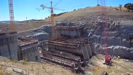 Time-Lapse-Of-A-Dam-Being-Built