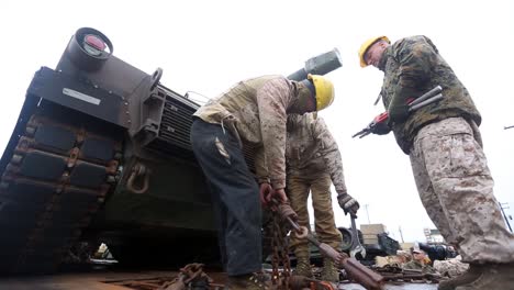 Us-Military-Gear-Is-Loaded-On-To-Railcars-And-Prepared-For-Cross-Country-Transport-4