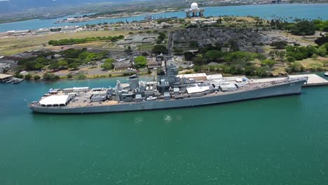 Aerials-Over-Pearl-Harbor-Memorial-Hawaii