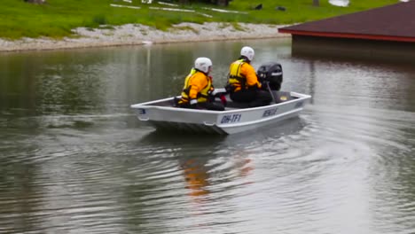 National-Guard-Search-And-Rescue-Teams-Practice-On-A-Simulated-Flooded-Neighborhood
