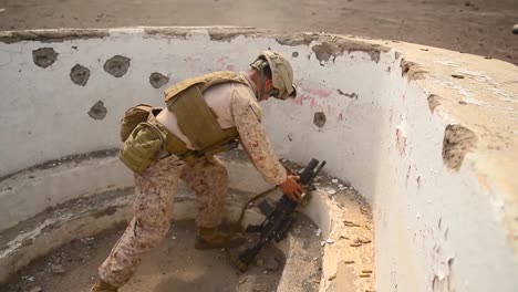 A-Soldier-Practices-Throwing-A-Hand-Grenade-During-A-Live-Fire-Training-Exercise