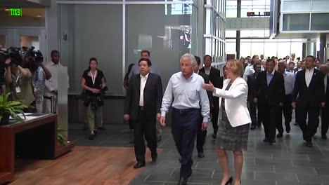 Us-Secretary-Of-Defense-Chuck-Hagel-Attends-The-Usasean-Summit-At-Hickam-Air-Force-Base-Hawaii