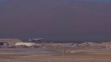 Cockpit-View-Of-An-A10-Thunderbolt-Fighter-Jet-Taking-Off-From-Bagram-Airfield-Afghanistan