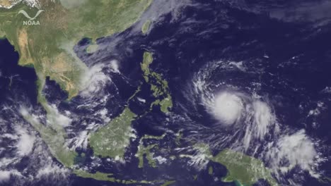 Un-Poderoso-Tifón-Haiyan-Se-Abre-Camino-Hacia-Taiwán-Y-China