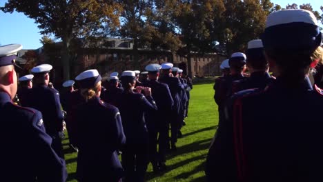 The-Us-Coast-Guard-Marching-Band-Playing-And-Marching-In-Formation-1