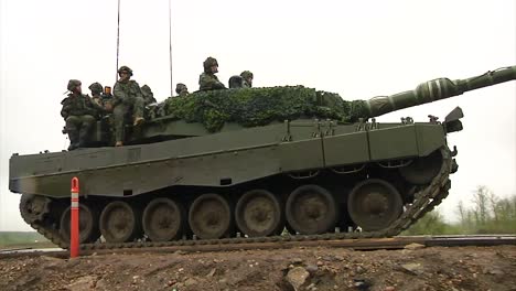 An-Canadian-Army-Tank-Crosses-A-Bridge-1