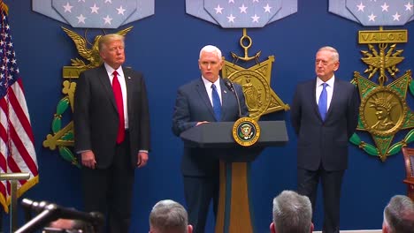 General-James-Jim-Mattis-Is-Sworn-In-As-American-Secretary-Of-Defence-With-President-Donald-Trump-And-Mike-Pence-Present-1
