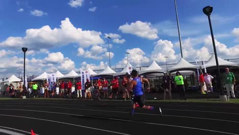 Handicapped-And-Disabled-Veteran-Soldiers-Compete-In-Track-And-Field-In-The-Air-Force-Wounded-Warrior-Games