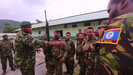 Men-Of-The-Belize-Defence-Force-Are-Acquainted-With-The-Weapons-They-Will-Use-For-Exercise-Tradewinds