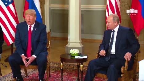 President-Donald-Trump-And-Russian-President-Vladimir-Putin-Meet-Before-The-Media-In-Helsinki-Finland