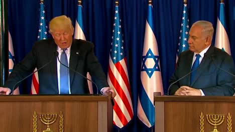 US-Präsident-Donald-Trump-Und-Israels-Premierminister-Benjamin-Netanjahu-Tauschen-Bemerkungen-Während-Des-Präsidentenbesuchs-In-Jerusalem-Aus-9