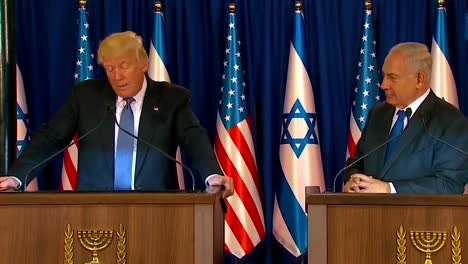 US-Präsident-Donald-Trump-Und-Israels-Premierminister-Benjamin-Netanjahu-Tauschen-Bemerkungen-Während-Des-Präsidentenbesuchs-In-Jerusalem-Aus-10