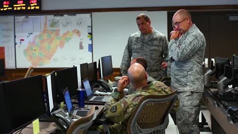 Members-Of-The-West-Virginia-National-Guard-Closely-Monitor-The-Upcoming-Weather-Events-Of-Hurricane-Florence-In-The-Wvng-Joint-Force-Headquarters-Joint-Operations-Center-2