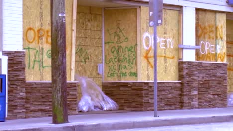 The-Streets-Of-Downtown-Wrightsville-Beach-North-Carolina-Prior-To-The-Arrival-Of-Major-Hurricane-Florence-Are-Boarded-Up-And-Abandoned-1
