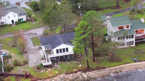Helicopter-Aerials-Over-The-Flooding-And-Damage-Destruction-Caused-By-Hurricane-Florence-In-North-Carolina-2