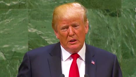 US-Präsident-Donald-Trump-Spricht-Vor-Der-Generalversammlung-Der-Vereinten-Nationen-In-New-York-Und-Greift-Den-Iran-Und-Das-Iranische-Regime-Als-Korrupt-An