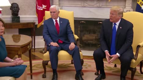 Us-President-Donald-Trump-Meets-With-Chuck-Schumer-And-Nancy-Pelosi-At-White-House-To-Discuss-Immigration-And-The-Border-Wall-And-They-Argue-Over-A-Government-Shutdown