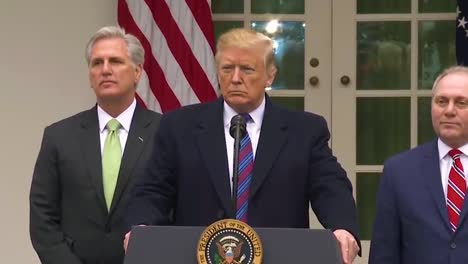 Us-President-Donald-Trump-Delivers-A-Statement-About-The-Government-Shutdown-And-How-Long-It-May-Last-Perhaps-Months-Or-Years