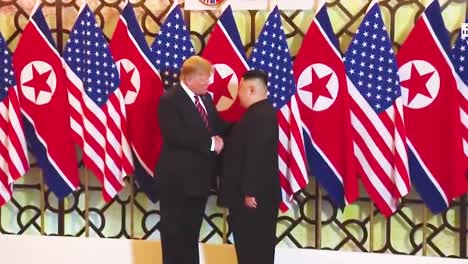 Us-President-Donald-Trump-Meets-With-North-Korean-President-Kim-Jong-Un-At-A-Summit-In-Vietnam-9