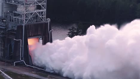 Testing-Of-Nasa'S-New-Space-Launch-System-(Sls)-Rocket-Stennis-Space-Center-2019