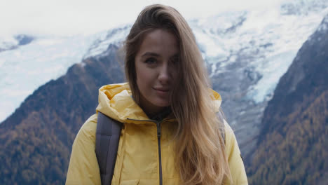 Beautiful-Woman-Against-Mountain-Backdrop