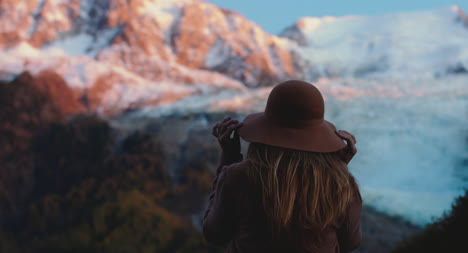 Woman-by-Mountain-at-Sunset-01