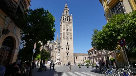 Seville-Giralda-Tower-Beyond-Plaza