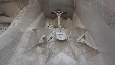 Spain-Barcelona-Sagrada-Familia-Crucifixion-Sculpture