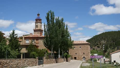 Spain-Cabra-De-Mora-Church-And-Trees