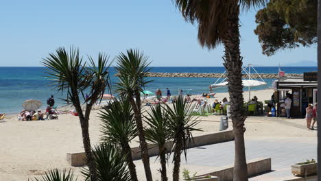 Spanien-Cambrils-Blick-Richtung-Strand