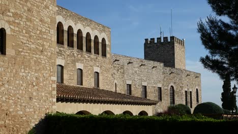 España-Tortosa-Vista-Del-Parador-Del-Castillo-Con-Torre