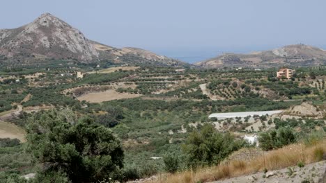 Griechenland-Kreta-Berg-Und-Landwirtschaft