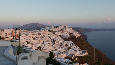 Grecia-Santorini-Fira-Toda-La-Ciudad-En-La-Noche
