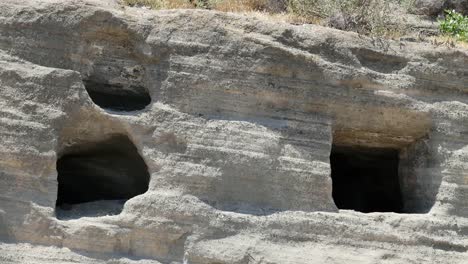 Greece-Santorini-Caves-In-Volcanic-Stone