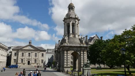 Irland-Dublin-Trinity-College-Glockenturm-Aussicht