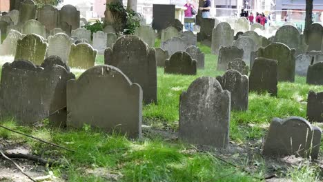 Usa-Boston-Granary-Burying-Grounds-Tombstones